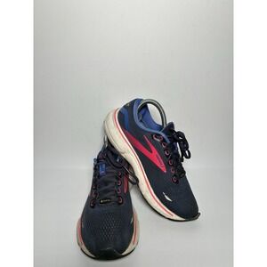 Brooks Ghost 15 GTX Running Shoes Women's 8.5 Waterproof GORE-TEX Navy‎ Pink